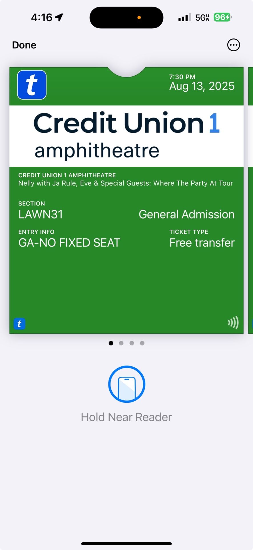 NELLY TICKETS AUGUST 13, 2025