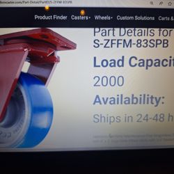 10” Hamilton Casters