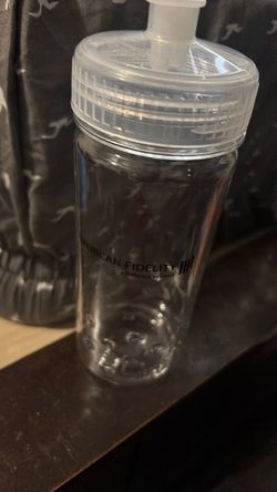 American Fidelity Clear Plastic Water Bottle