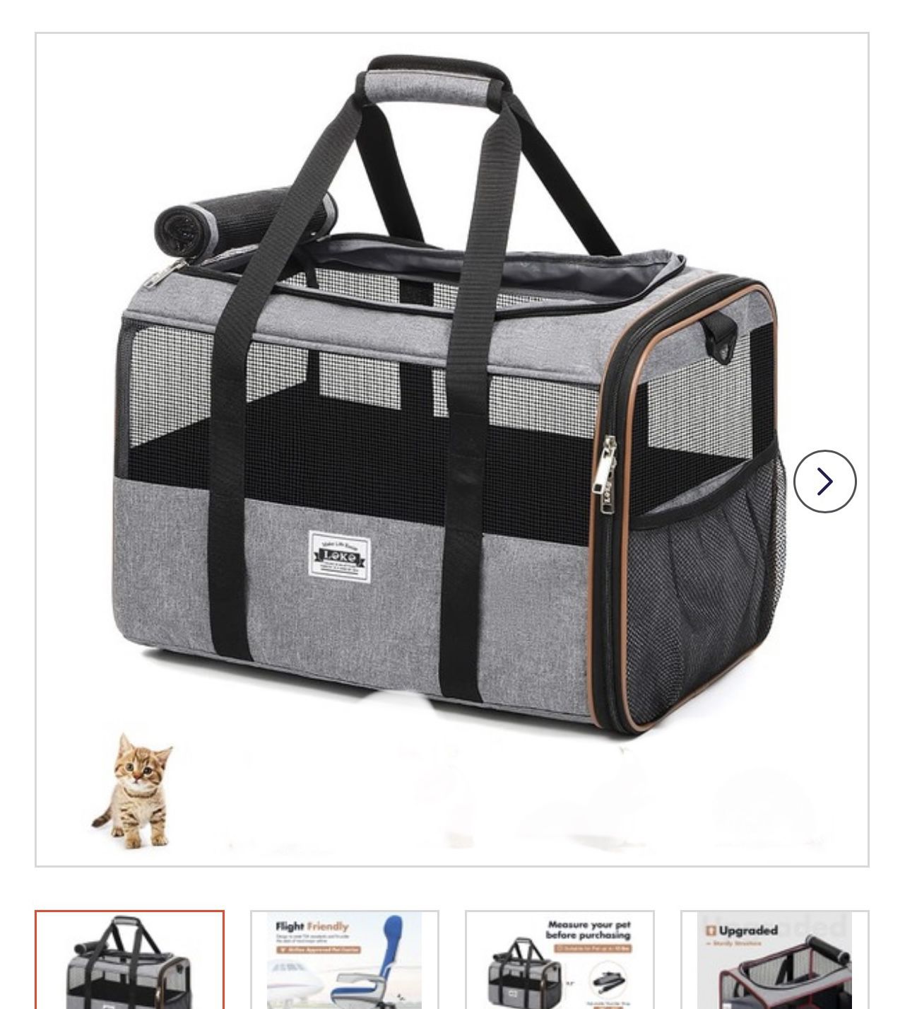 Dog/Cat Rolling Carrier