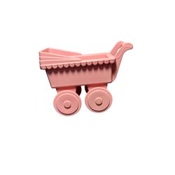 Playskool Dollhouse Pink Baby Pram Carriage