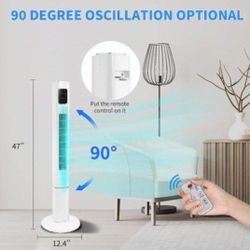 47 Inch Tower Fan Oscillating Fan