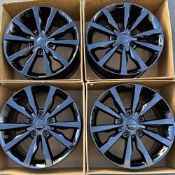 18” Dodge Durango factory wheels rims gloss black new