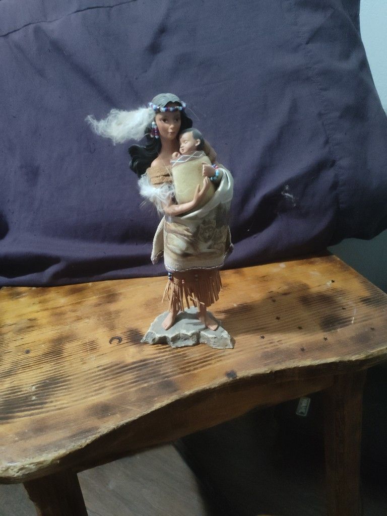 Native Mother With Baby