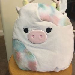 Squishmallow Candess  Cow Treat Pail 12 Inch