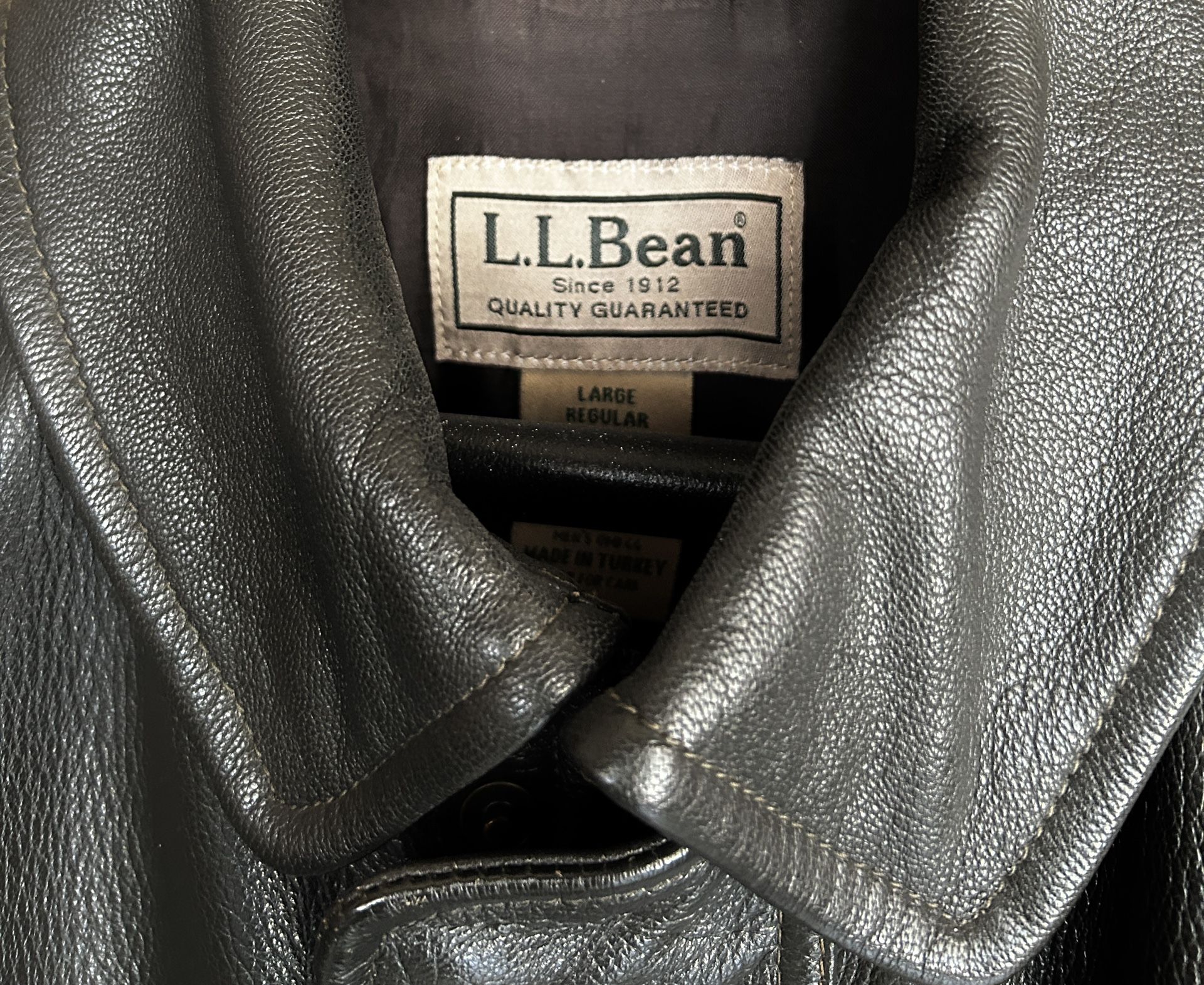 Men’s L.L. Bean and Wilsons Leather Jackets