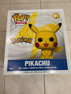 Pokémon Pikachu Funko Pop! 01 Vinyl Figure, 18in