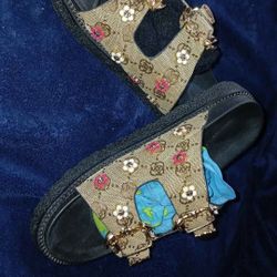 Cute Double Platform Sandals