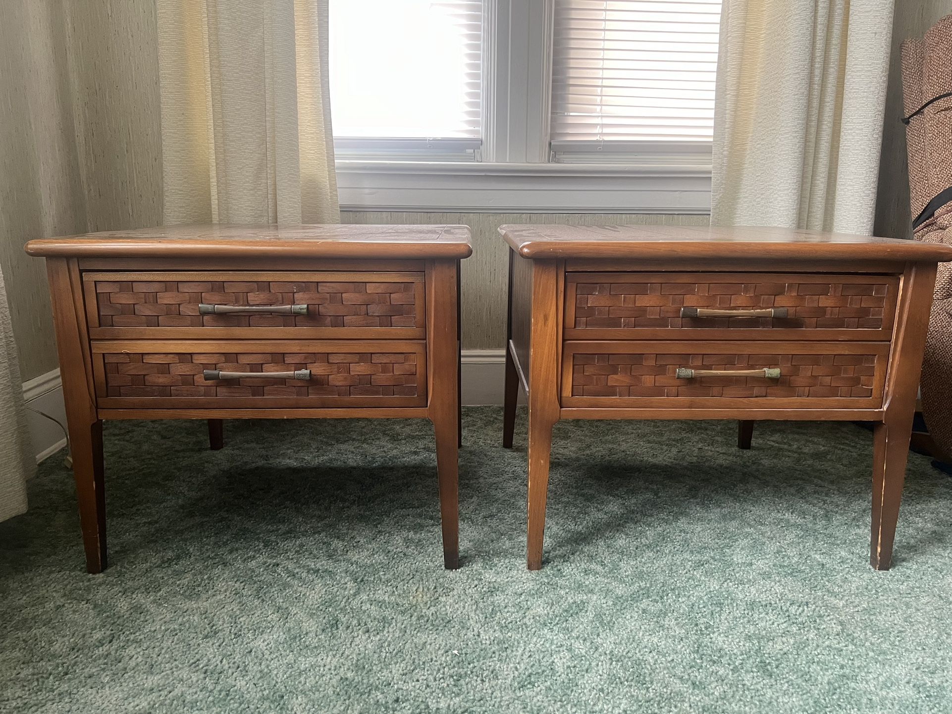 END TABLES - SET OF TWO