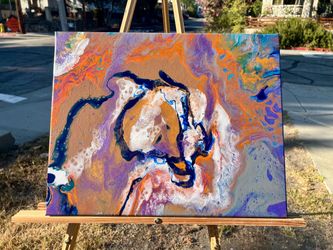 Abstract Acrylic Art