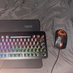 Keyboard Mouse And Mouse Pad