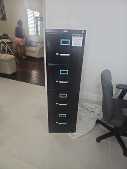 Staples Metal file cabinet