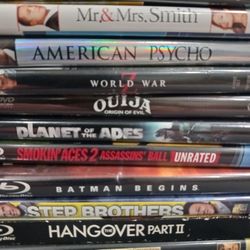 Blu-ray Movies All For $50 See List For Remaining