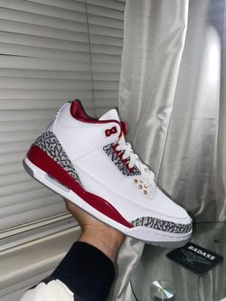 Jordan 3 Cardinal Red 8