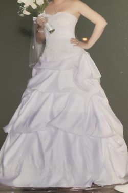 David's Bridal Wedding Dress.