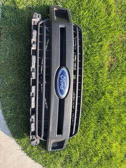 Stock 2019 Ford Front Grille with Oval Emblem