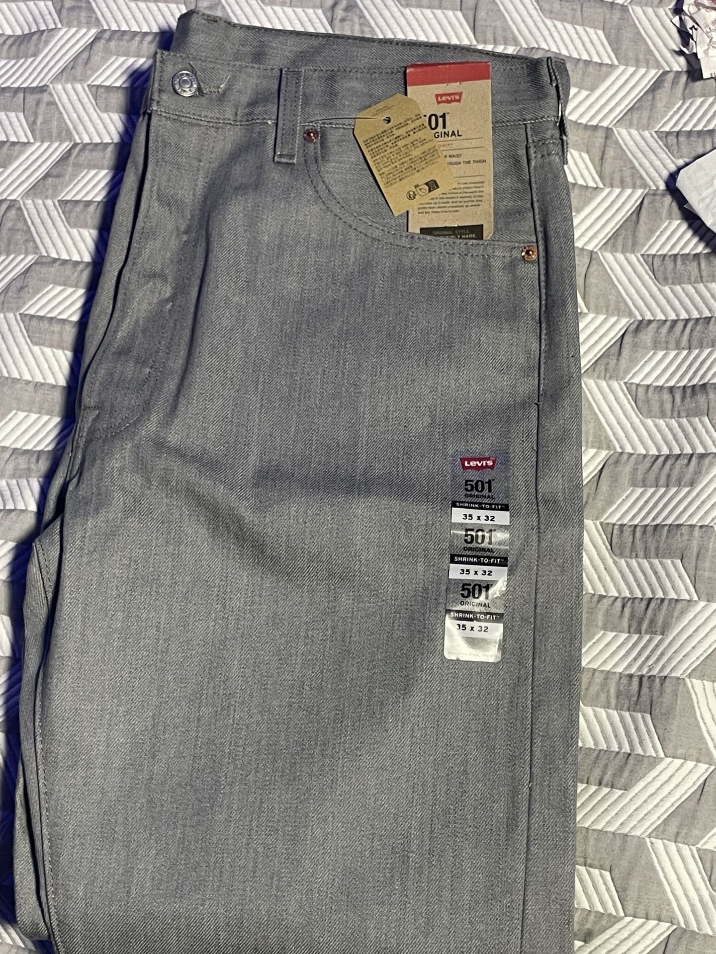 Levi’s Men Original Grey 501s