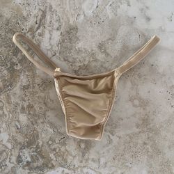 Beige Bikini Bottoms