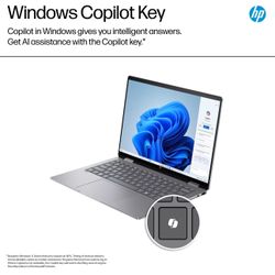 HP - Envy 2-in-1 14" XGA Intel Ultra 7 16GB DDR5 1TB SSD Silver Laptop