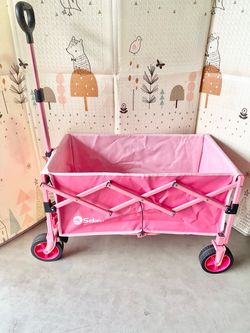 Pink collapsible wagon🟥⬇️read description