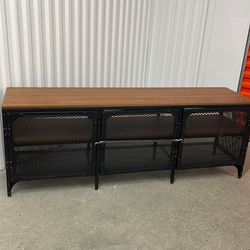 IKEA FJALLBO TV STAND 2 TIER SHELF UNIT