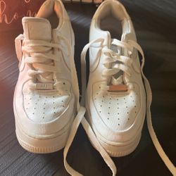White Air Force 1 8.5 