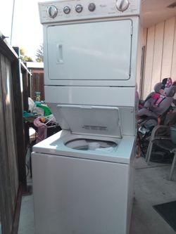 Stackable washer and dryer