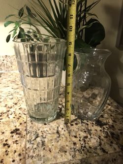 Two Glass Vases