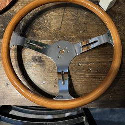 Classic Wood Steering Wheel Kit