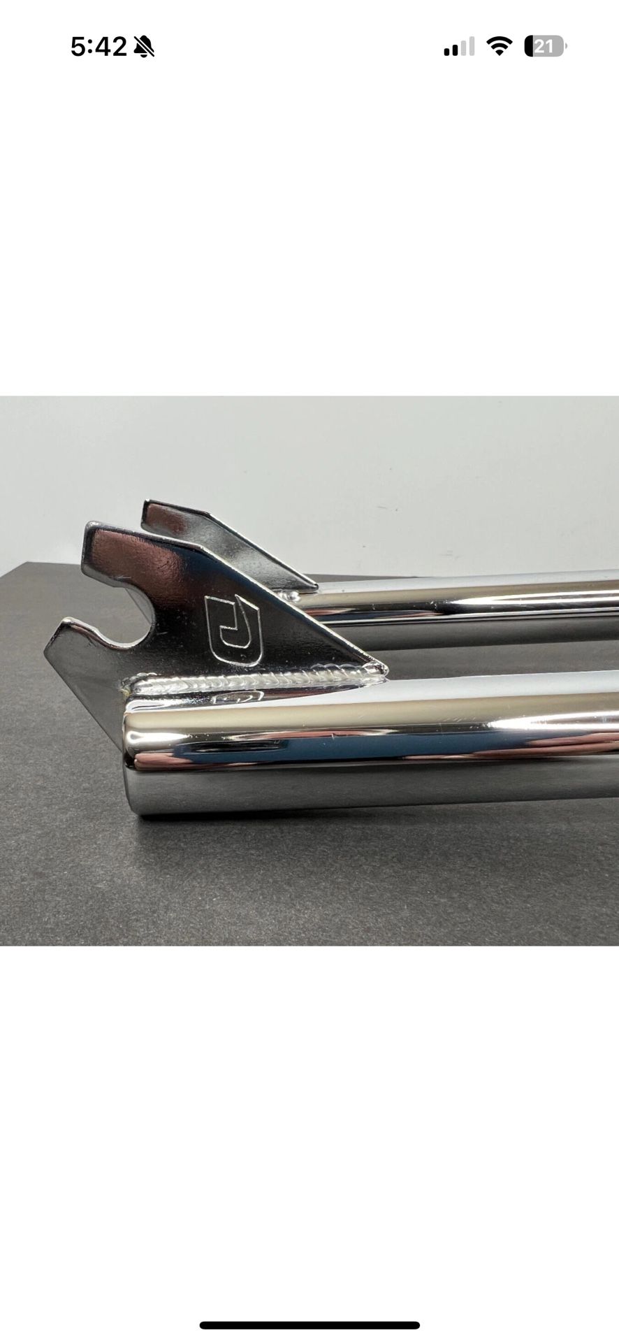 24” Dyno Cruiser 1996 1" Chrome Threaded Fork Bmx GT Nitro Schwinn