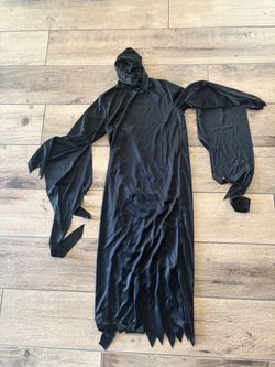 Black Grim Reaper Halloween Costume Robe