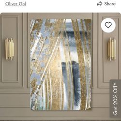 30 X45 Modern Art Painting. Great Condition