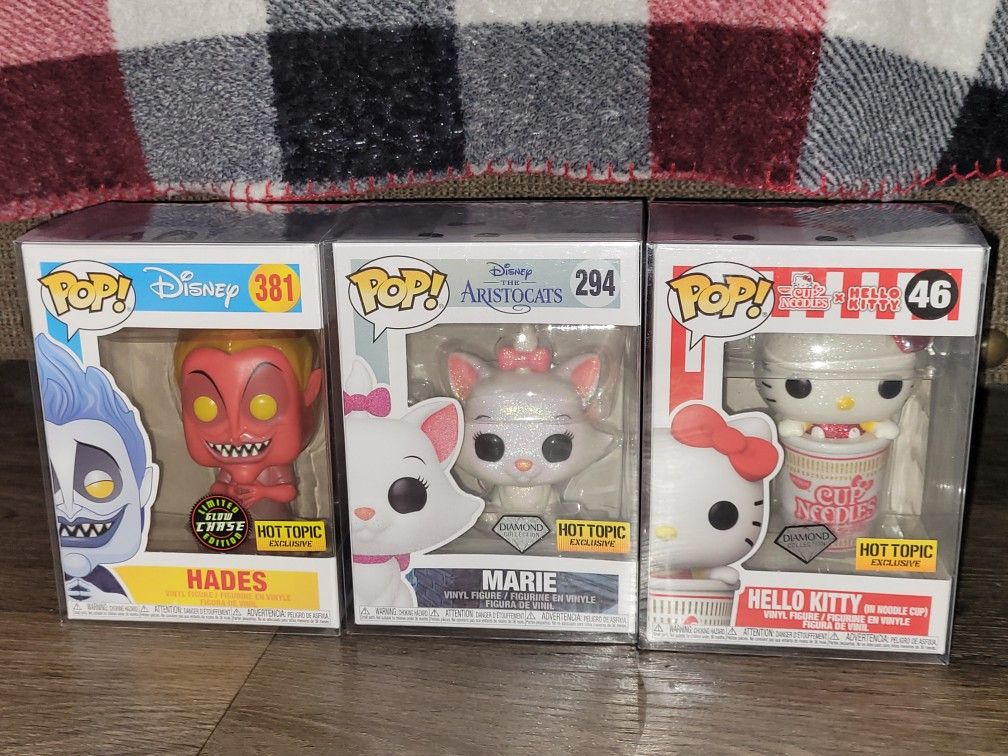 Disney Hot Topic Exclusive Diamond Collection Funko Pop