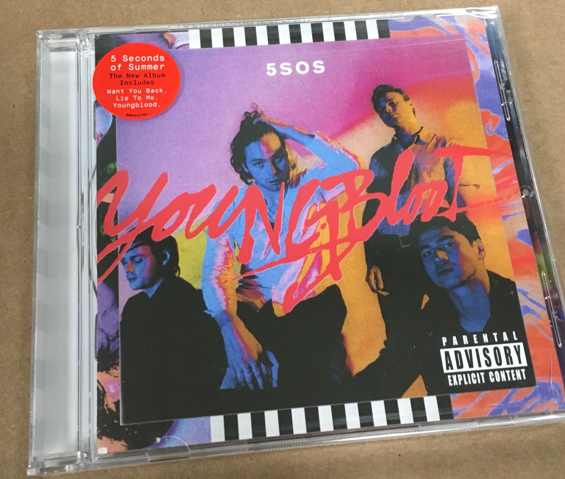 5 Seconds of Summer 5SOS Youngblood CD Brand New Sealed