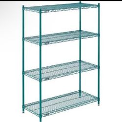 6ft X 6ft Green Shelving 