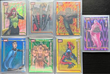 2026 Topps Marvel Chrome 7 Card Lot Clawed SSP /20 /39 /61 /75 /99 /150 /275