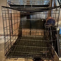 Medium To Large Dog Crate Used, But Very Cheap!
