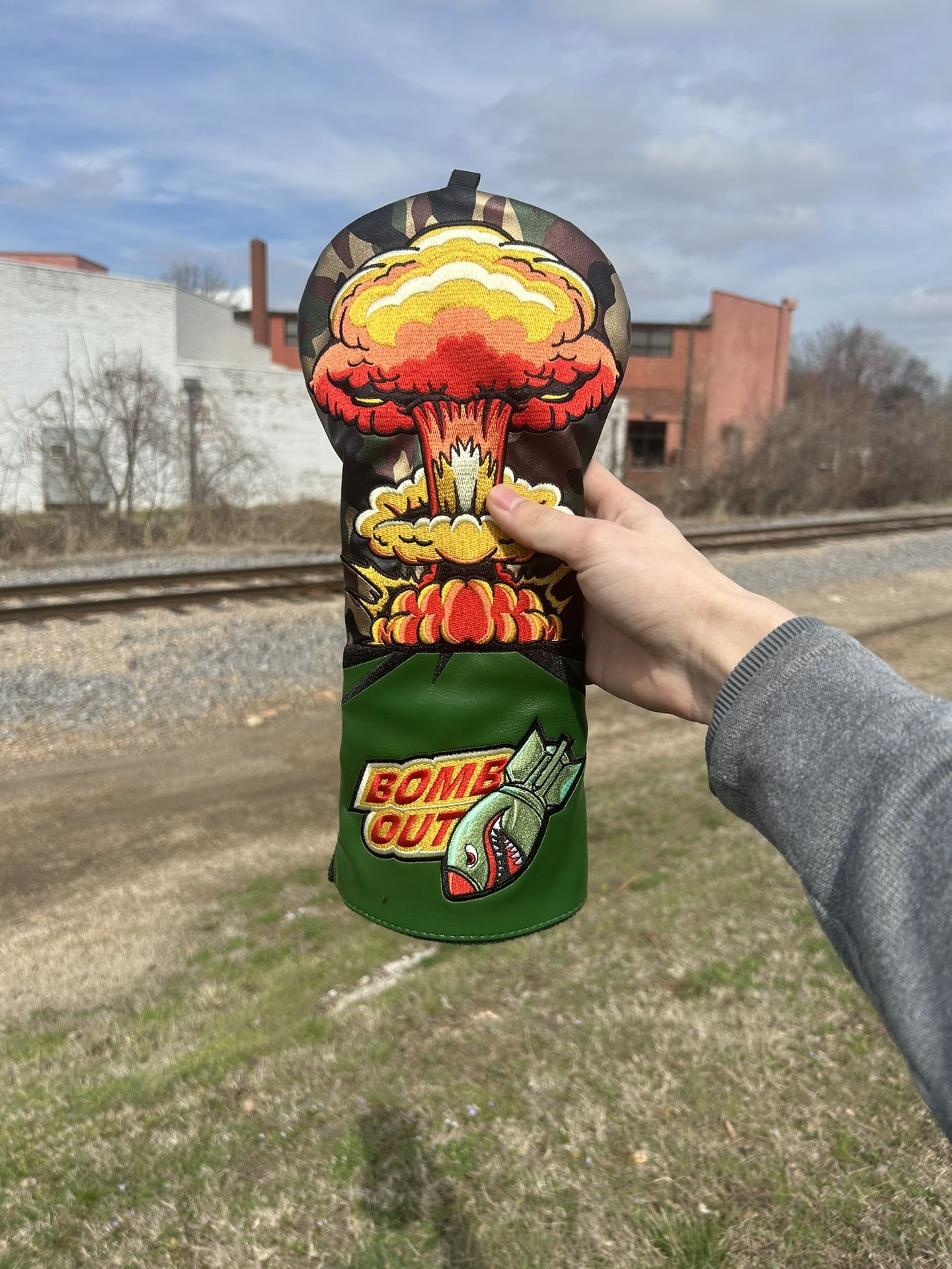 Bomb out driver headcover