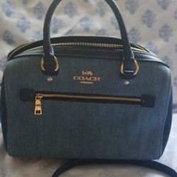 Coach Rowan Denim Blue 