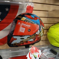 LS2 DOT ECE approved face helmet ninja design  size L