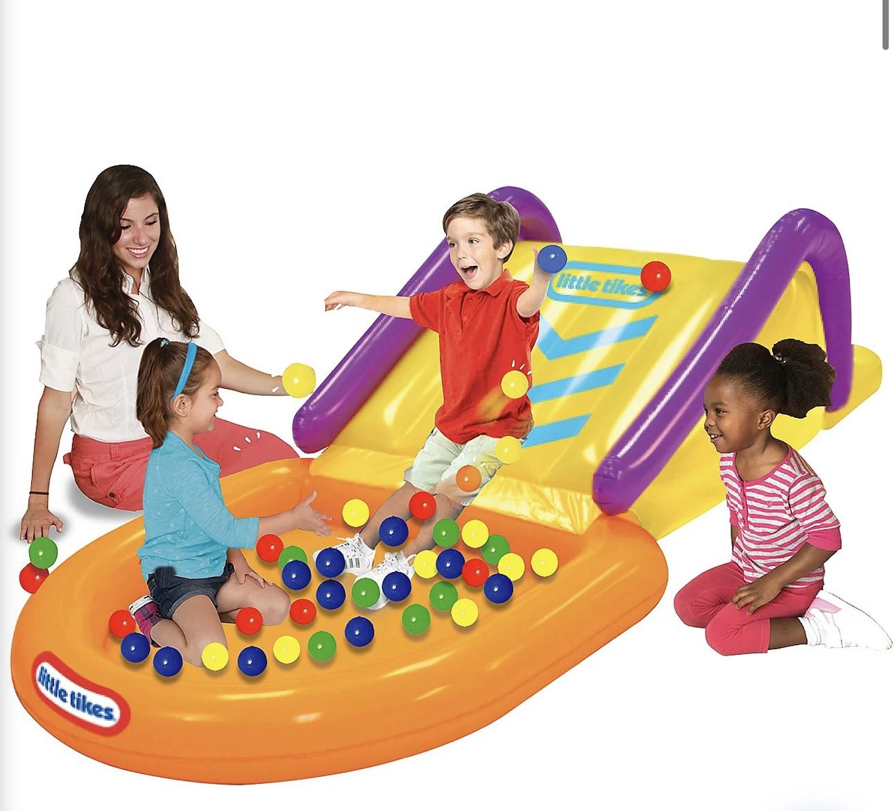 Little Tikes Slide & Splash Down Ball Pit - New