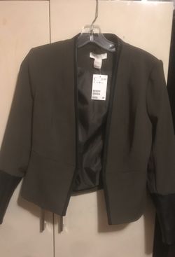H&M olive jacket size 8