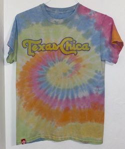 Tumbleweed Textyles Texas Chica Tie-dye T-Shirt Y Women Small (read description)