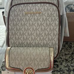 Mk Wallet Abd Crossbody Purse  Combo 