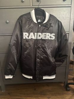 Large Raiders Starter Jacket NEW*
