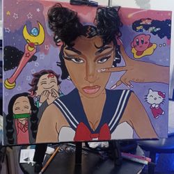 Megan Thee Stallion x Sailor Moon 3D piece