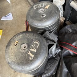 (2) 70LB CAP Dumbbells. Selling as a set 