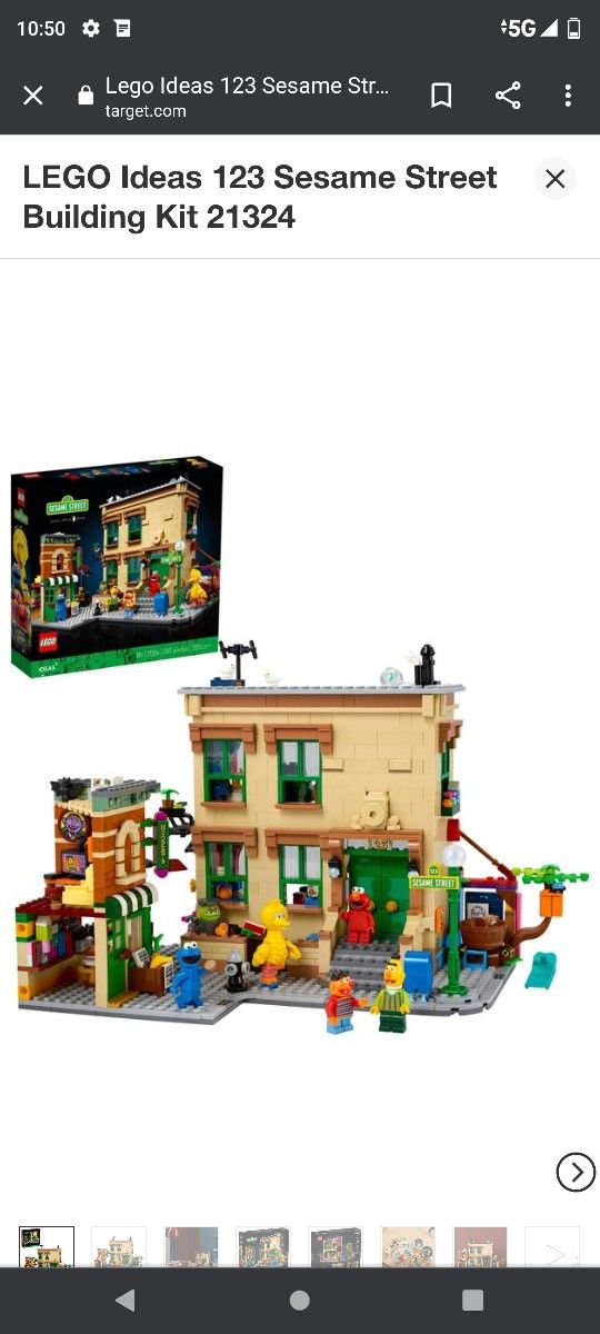 LEGO Ideas 123 Sesame Street Building Kit 21324

