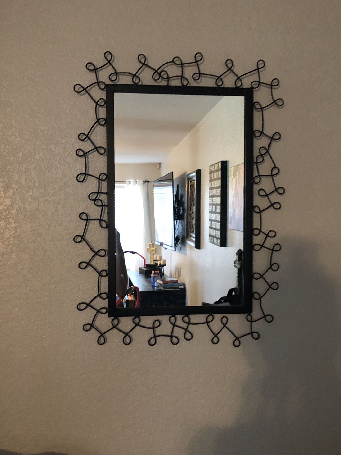 Wall mirror decor
