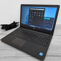 Dell 15.6” Full HD laptop / Windows 11 / Camera / Bluetooth / HDMI / USB 3.0 / Antivirus / Charger / New battery